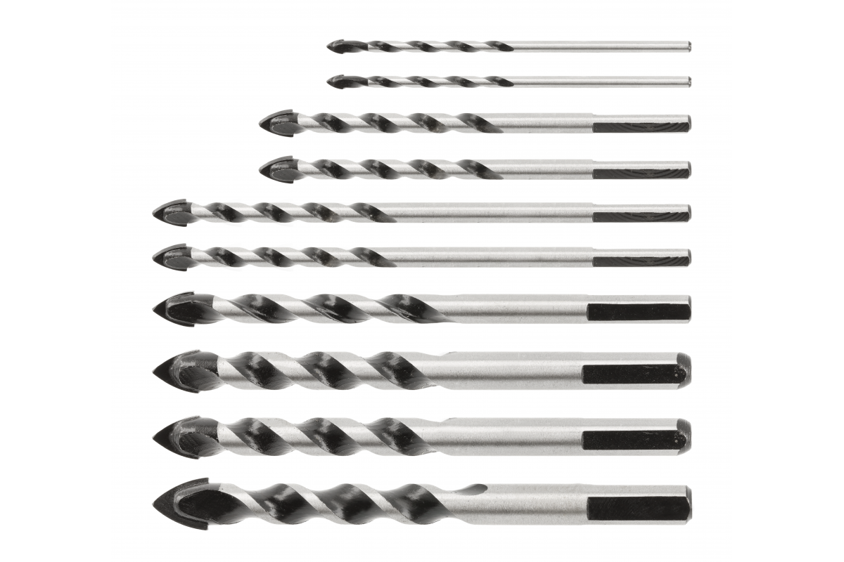 Universal drill bit set 10 pcs.