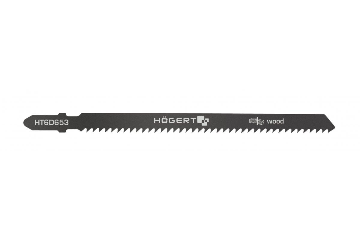 Fast cut jig saw blade for wood