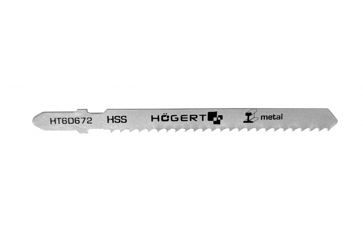 Jig saw blade for metal