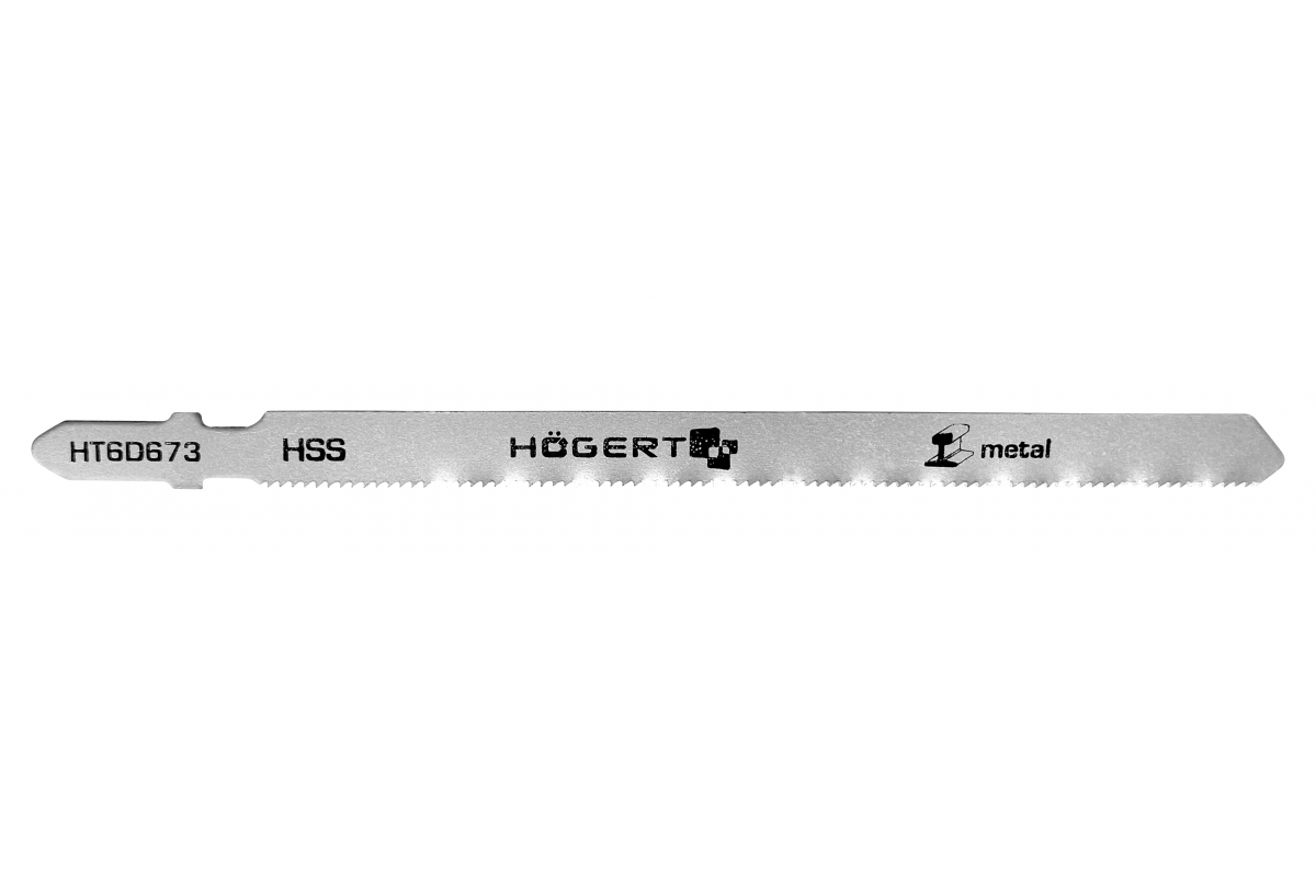 Jig saw blade for metal