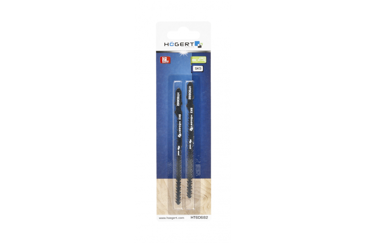 Jig saw blades 115 mm, extreme curved cut, cut depth: 3-80 mm, 2 pcs