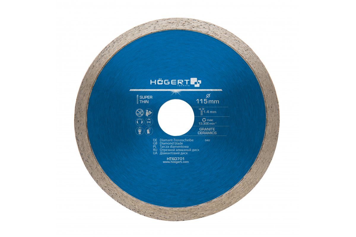 Continuous diamond blade 115 mm