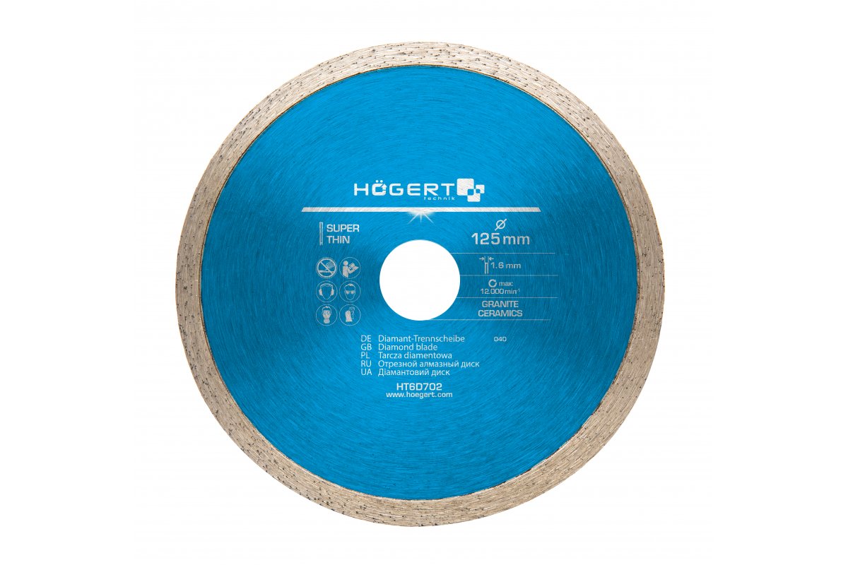 Continuous diamond blade 125 mm