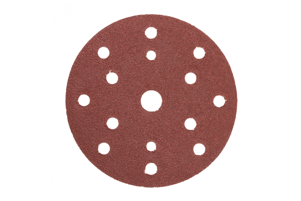 Disco abrasivo con orificios para metal ø150mm #60 5uds.