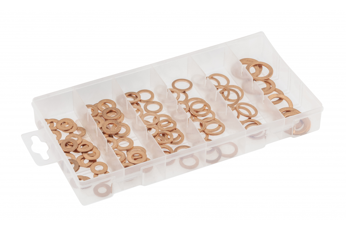 110pc Copper Washer Assortment