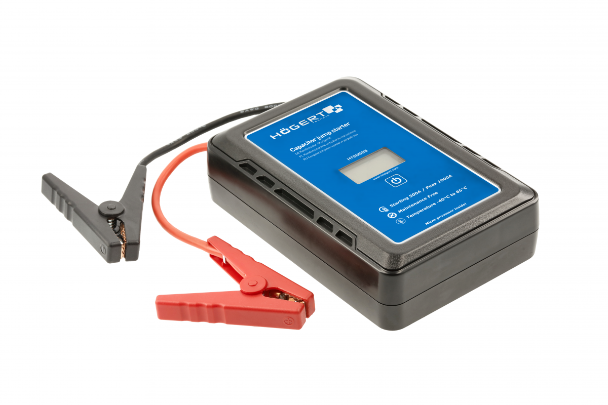Capacitor jump starter 500A