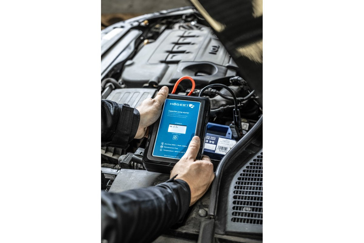 Capacitor jump starter 500A