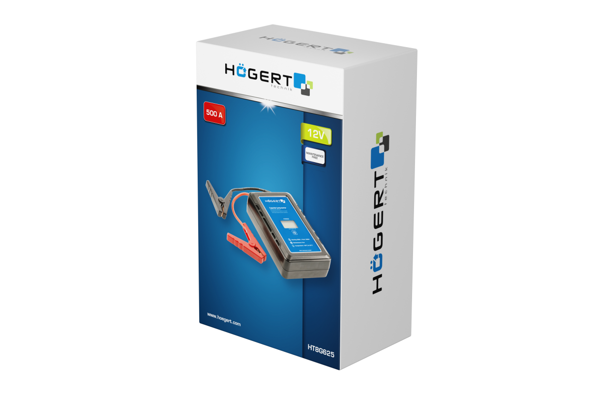 Capacitor jump starter 500A