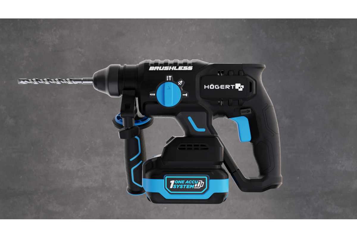 BRUSHLESS HAMMER DRILL WITH CHISELING FUNCTION 18V