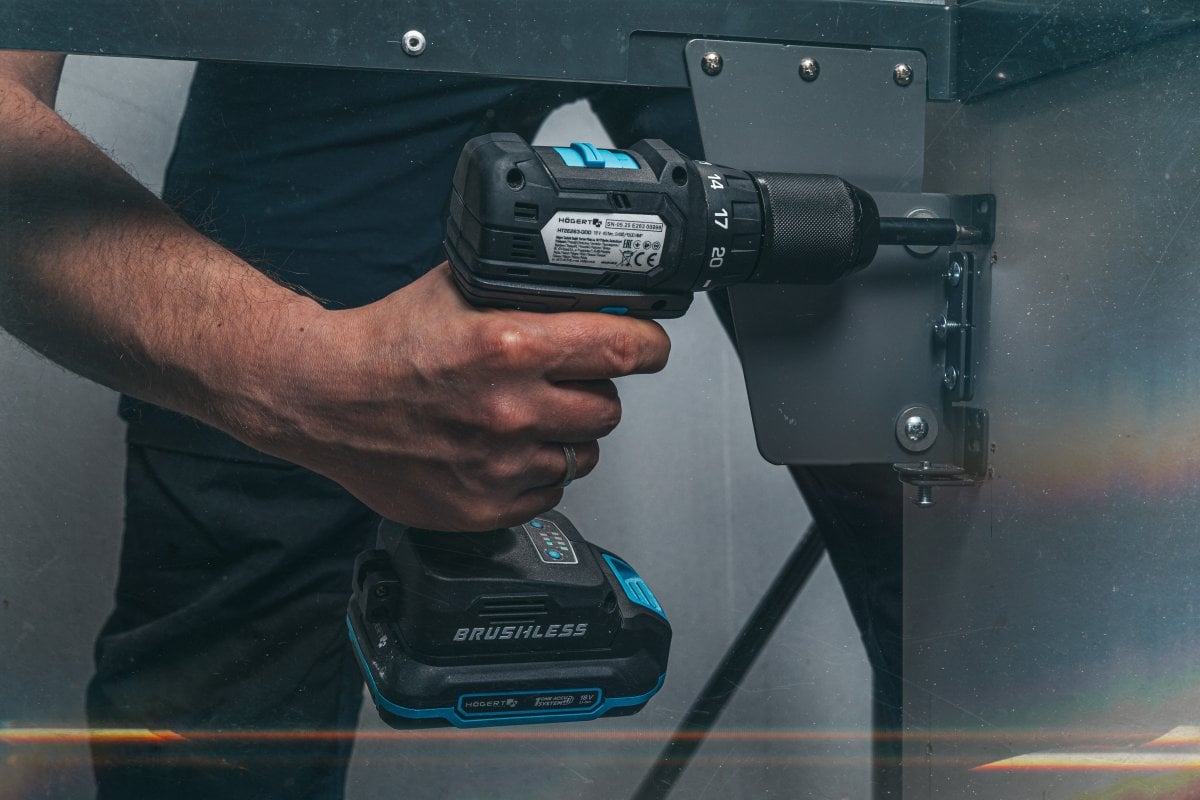 Zestaw bezszczotkowa kompaktowa wiertarko wkrętarka 40Nm 18V